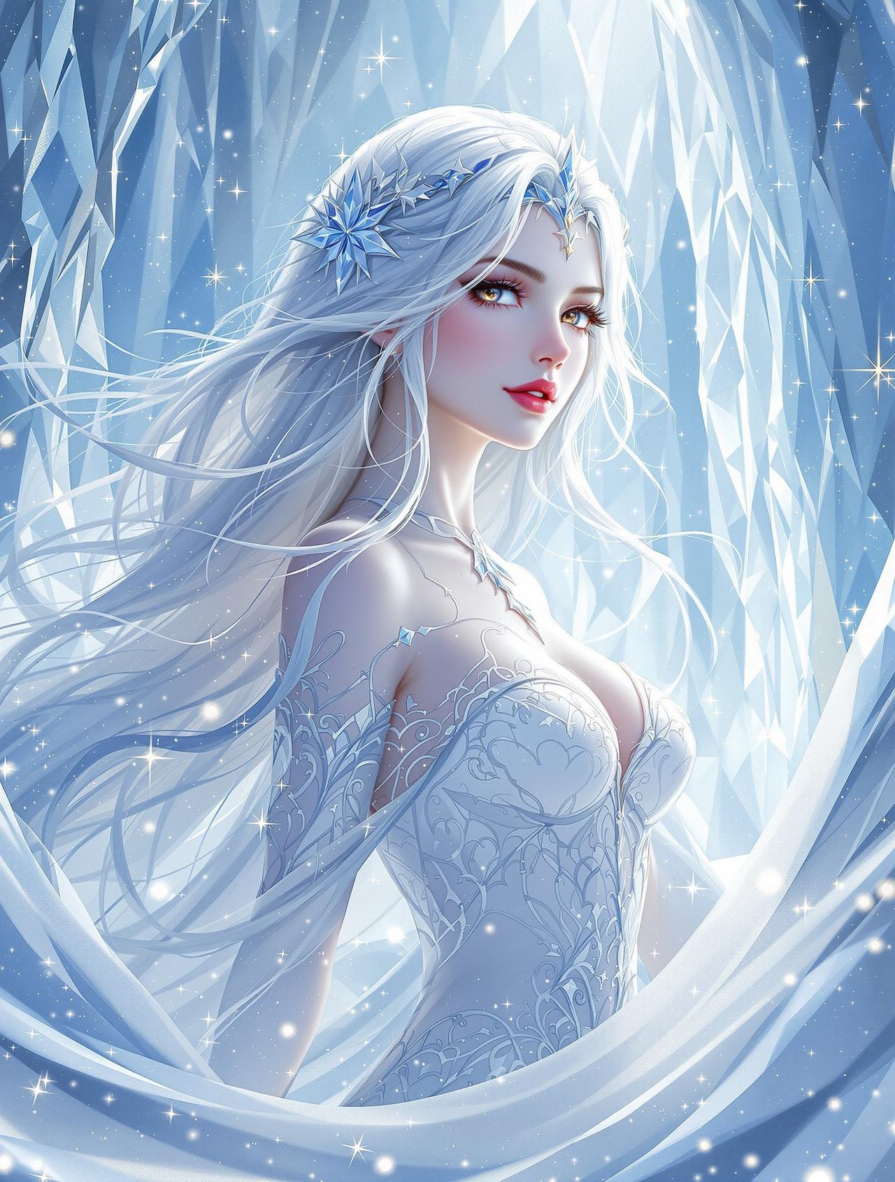 微信短剧免费看《雪族霜华》海报 - 奇幻、古装题材短剧